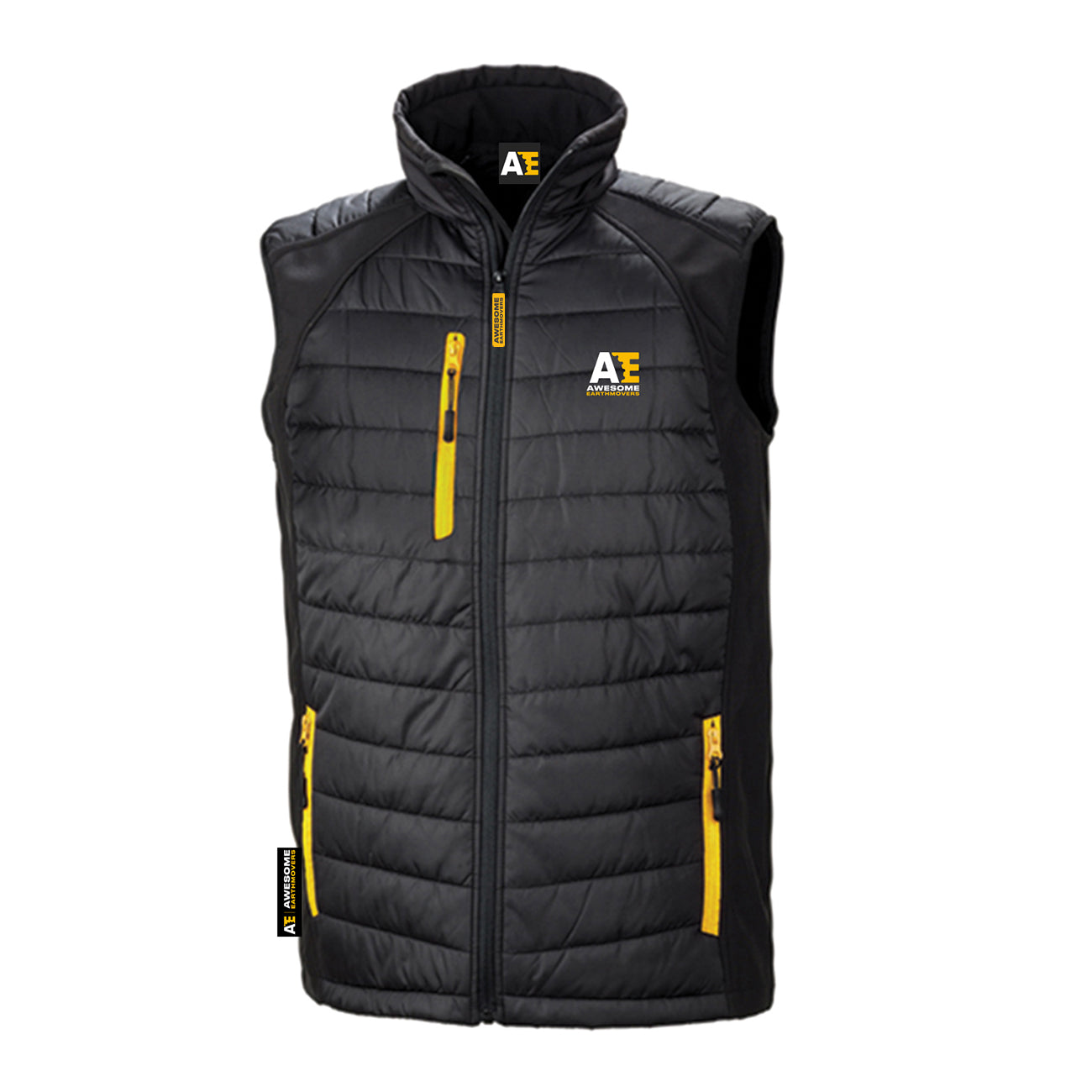 AE Hybrid Bodywarmer - Black/Yellow