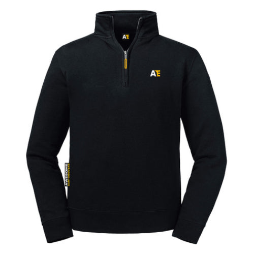 AE Quarter Zip Sweat - Black