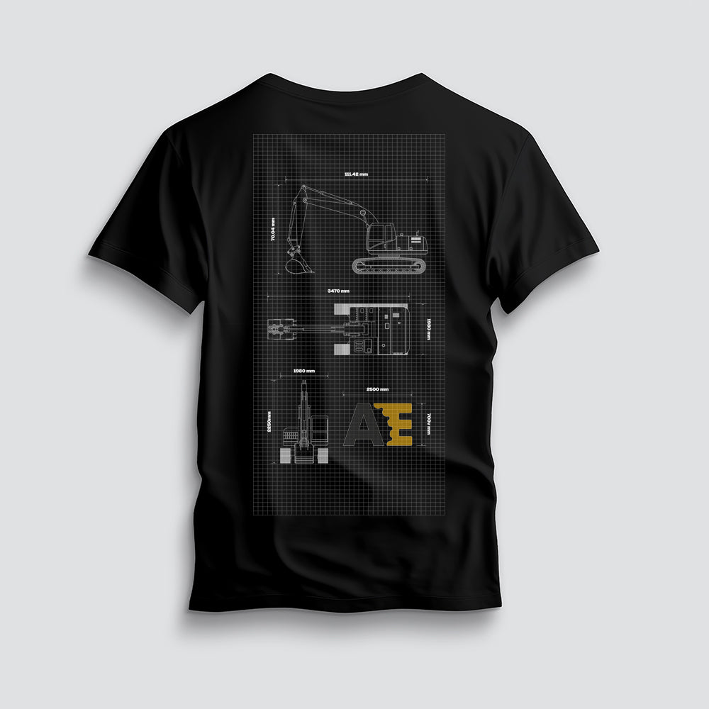 AE Blueprint Tee - Black