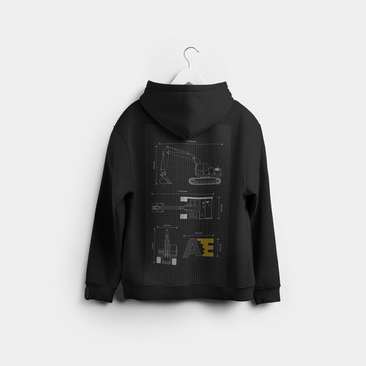 AE Blueprint Hoodie - Black
