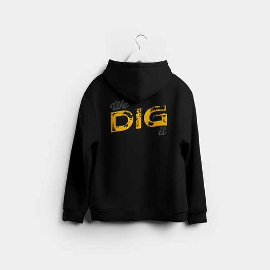 AE We Dig It Hoodie - Black - Grey
