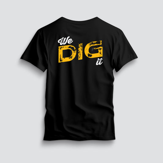 AE We Dig It Tee - Black - White