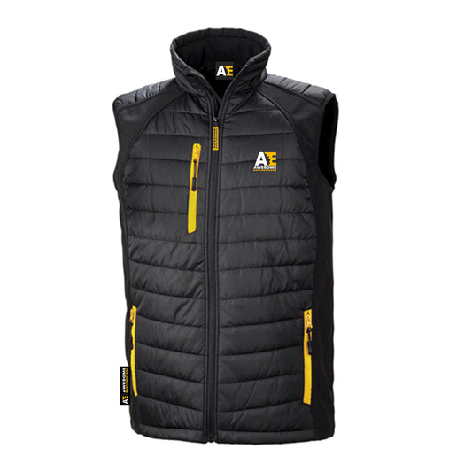 AE Hybrid Bodywarmer - Black/Yellow